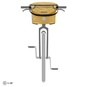 Ortlieb Up-Town Lenkerkorb Mustard (Beige)