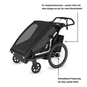 Thule Chariot Sport 2 Double Fahrradanhänger Kinder schwarz