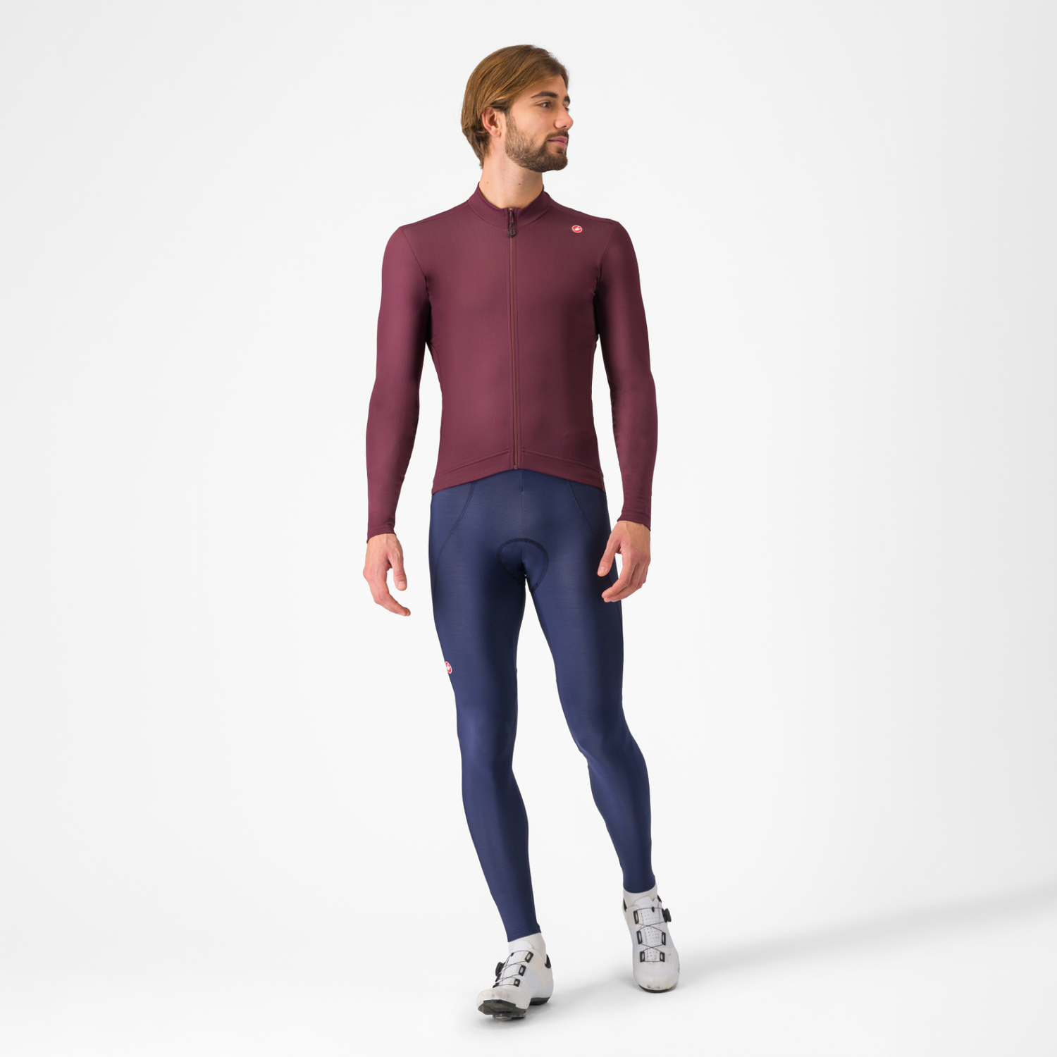 CASTELLI ESPRESSO THERMAL JERSEY ネイビーL Castelli Espresso Thermal Jersey