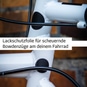 Farbviereck Fahrrad-Schutzaufkleber Set Maxi schwarz