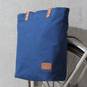 Liix Organic Canvas Fahrradtasche und Zusatztasche Blau