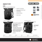 Ortlieb Vario Fahrrad-Packtasche/Rucksack rot