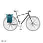 Ortlieb Vario QL2.1 20 l Fahrrad-Packtasche/Rucksack Blau (Petrol)
