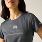 Regatta Fingal Slogan Radshirt kurzarm Damen