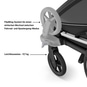 Thule Chariot Sport 2 Double Fahrradanhänger Kinder schwarz
