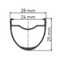 DT Swiss G 1800 Spline 28" Gravel Laufradsatz mit Nabendynamo Shimano HG 11-fach