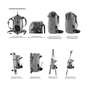Ortlieb Atrack 25 l Outdoor-Rucksack schwarz/beige