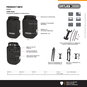 Ortlieb Fork-Pack 4,1 l Bikepacking-Gabeltasche dark sand