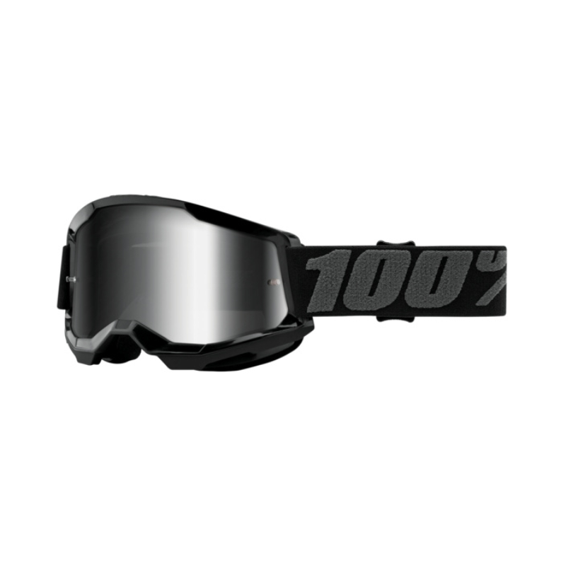 100% Strata 2 Black Motocross Brille