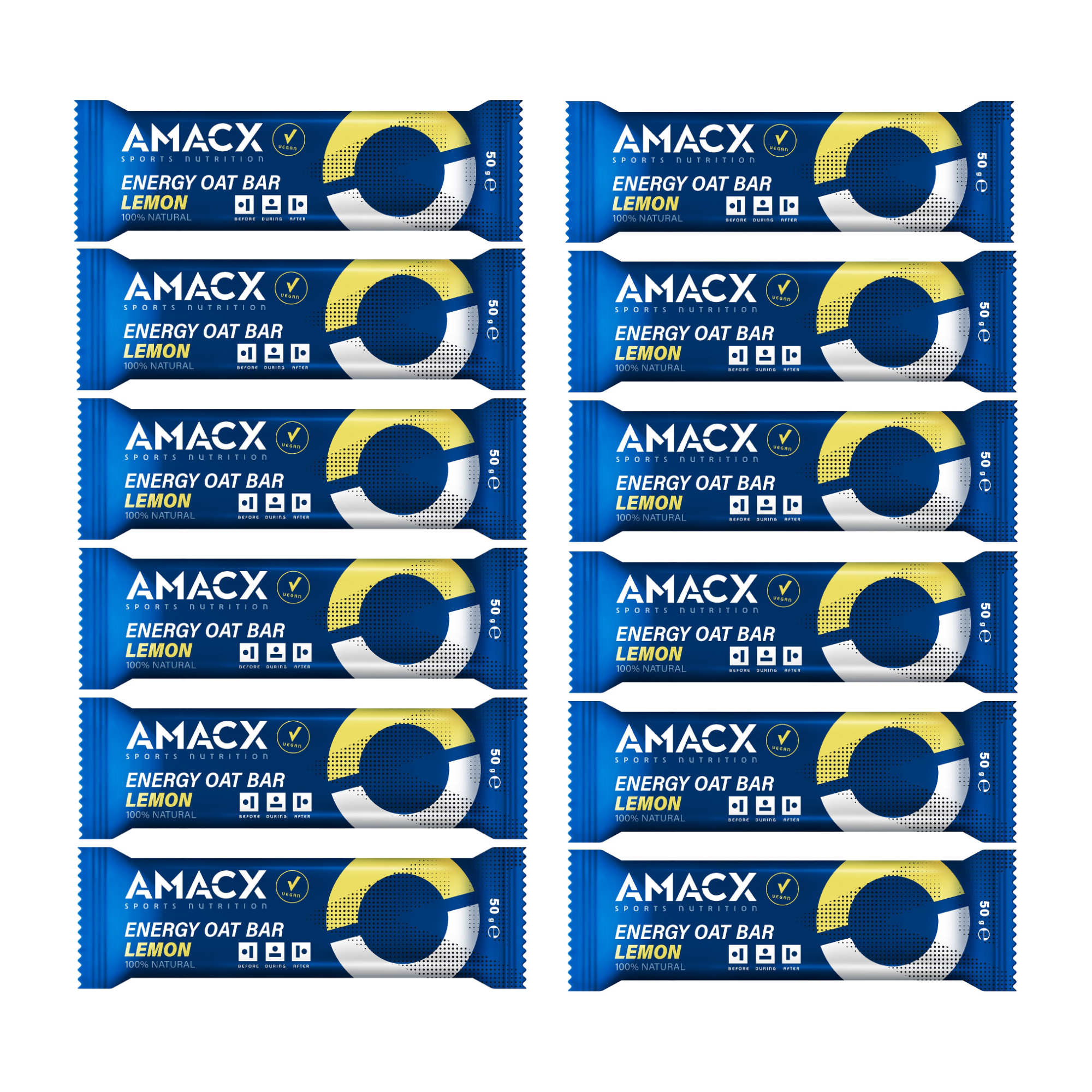 AMACX Energy Oat Bar Energieriegel Box 12 x 50 g