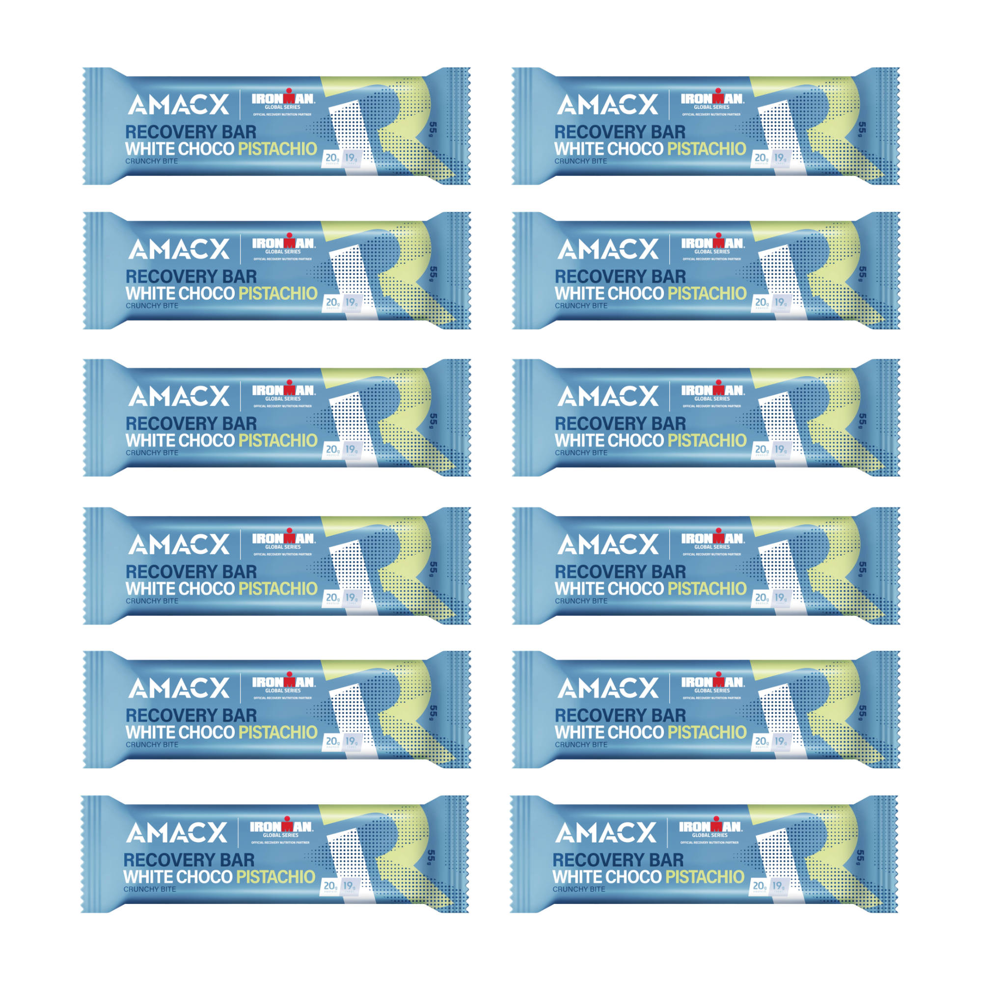 AMACX Recovery Bar Protein Riegel Box 12 x 55 g