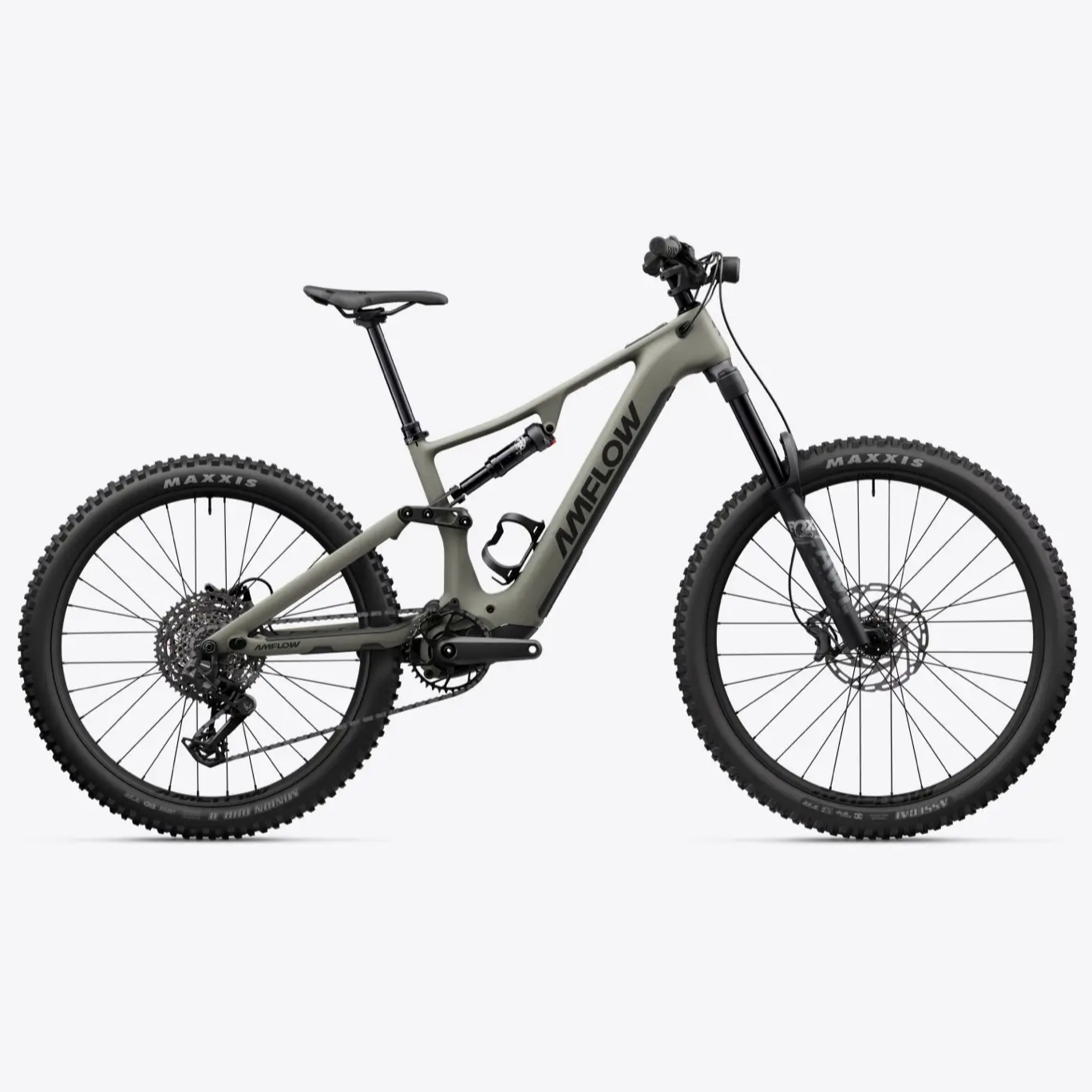 Amflow PR Carbon E-Bike Mountainbike Fully 29"-27,5" grün