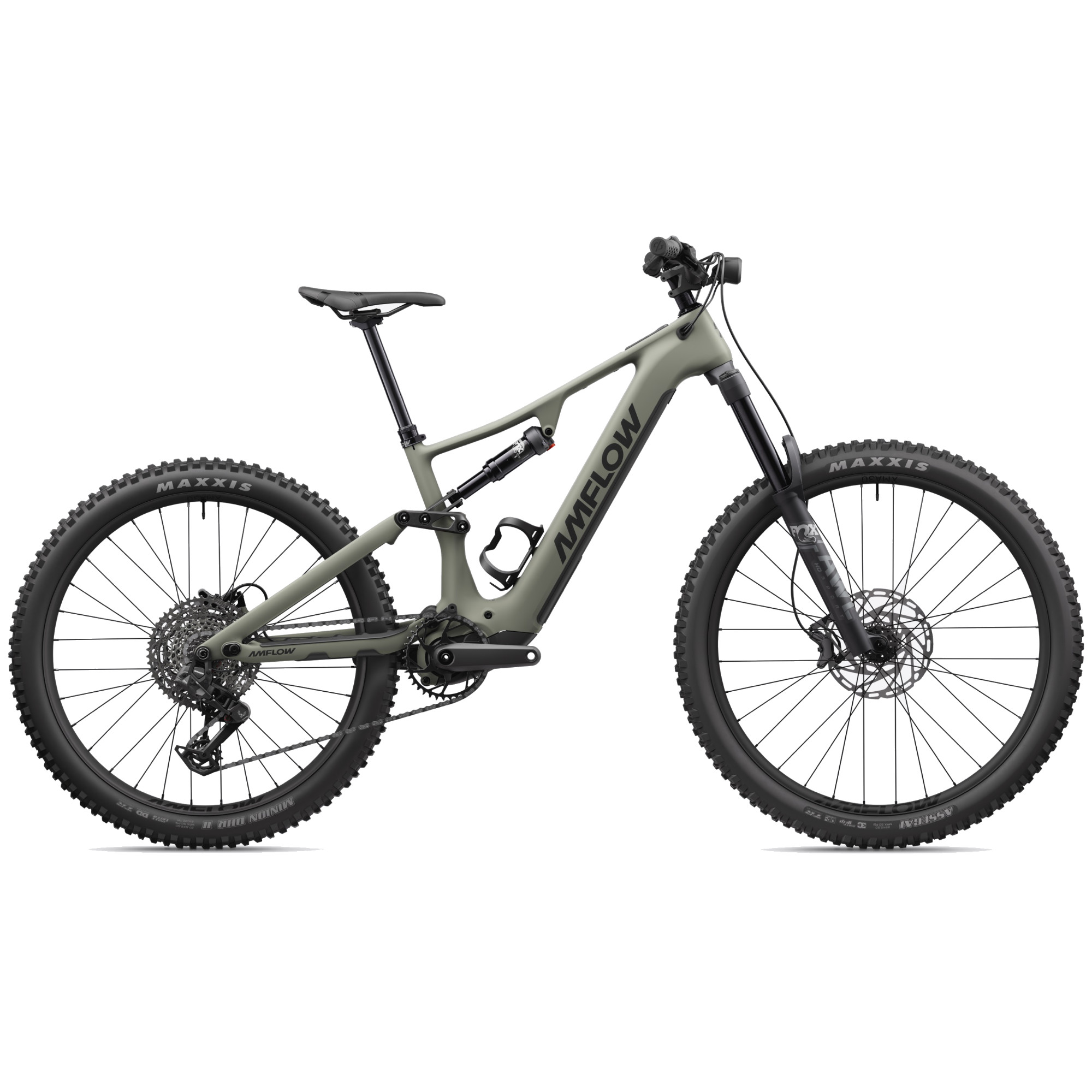 Amflow PR Carbon E-Bike Mountainbike Fully 29"-27,5" grün