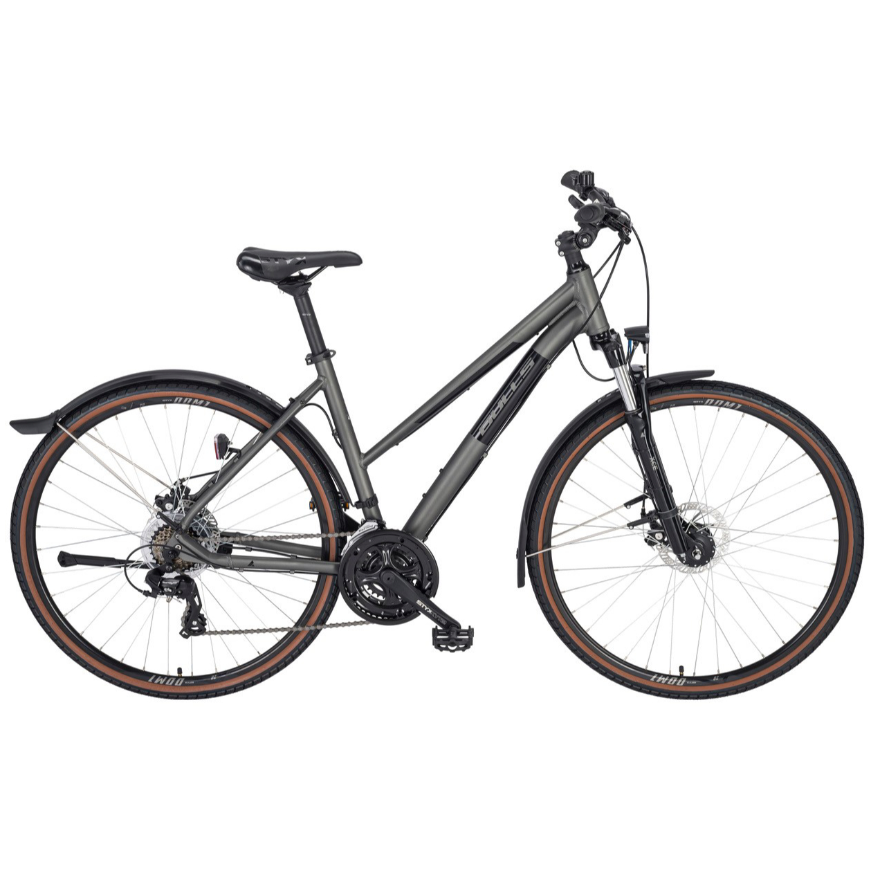 Bulls Racer Street Cross Crossbike Trapez 28" grau