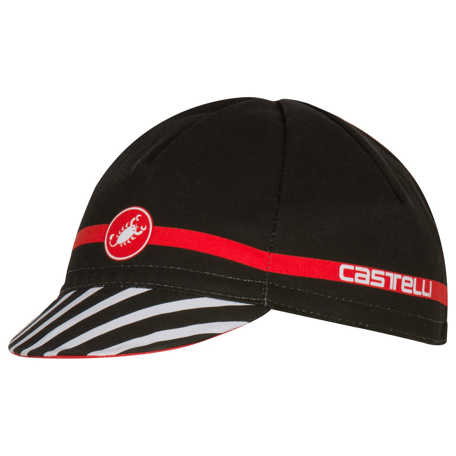 Castelli Free Cycling Cap schwarzrot, Größe uni Online Shop