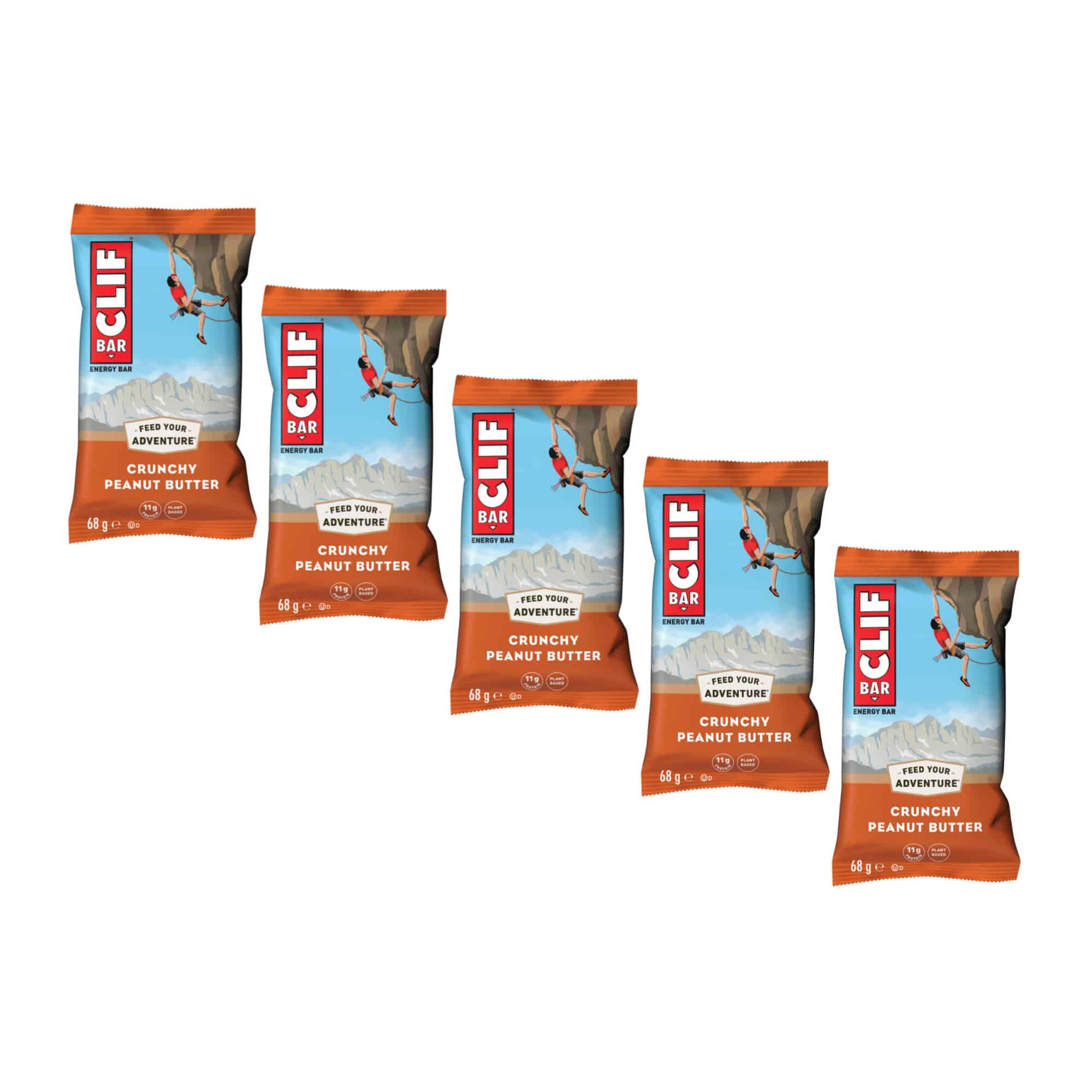 Clif Bar Energieriegel 5er-Set (5 x 68 g)