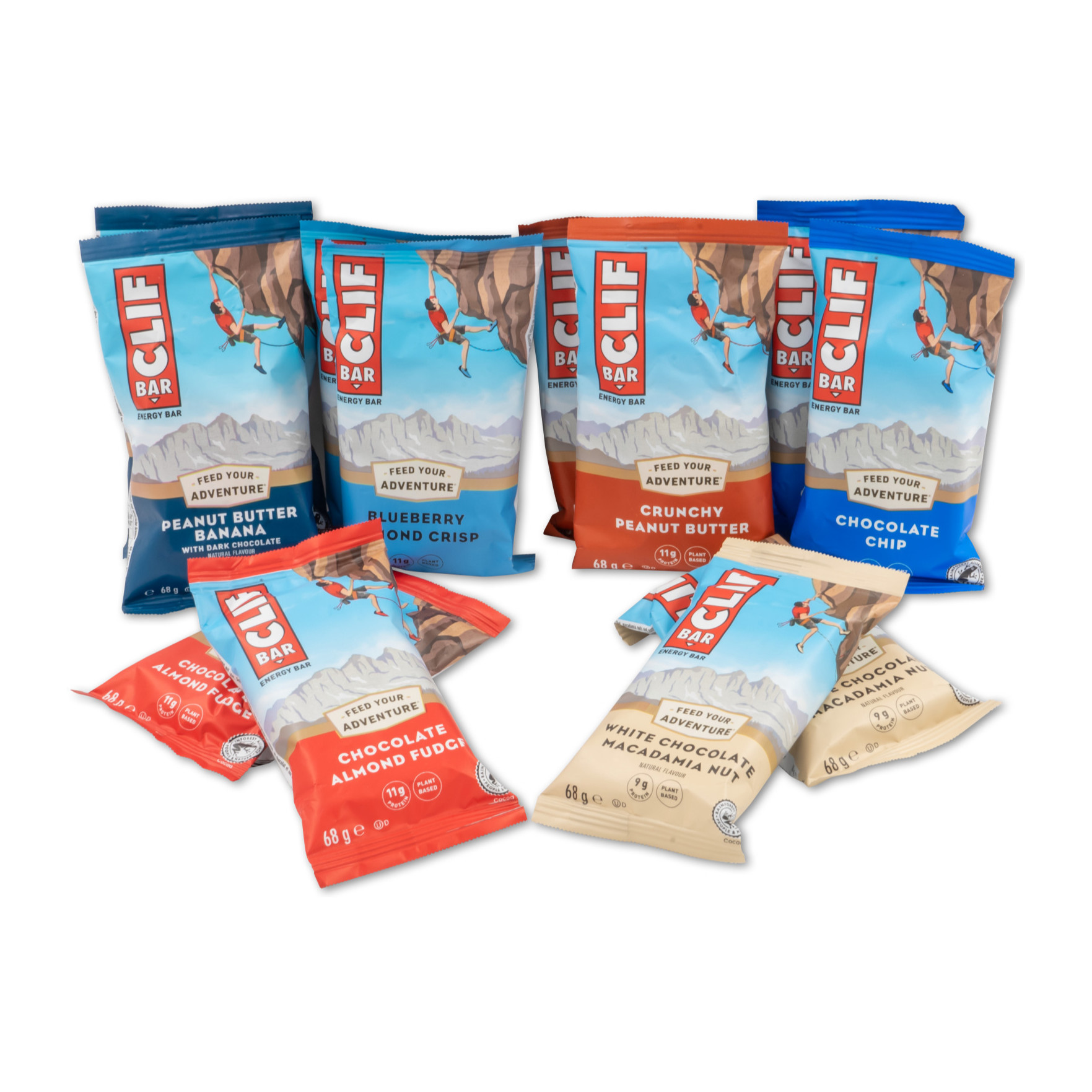 Clif Bar Energieriegel Mix Paket (12 x 68 g)