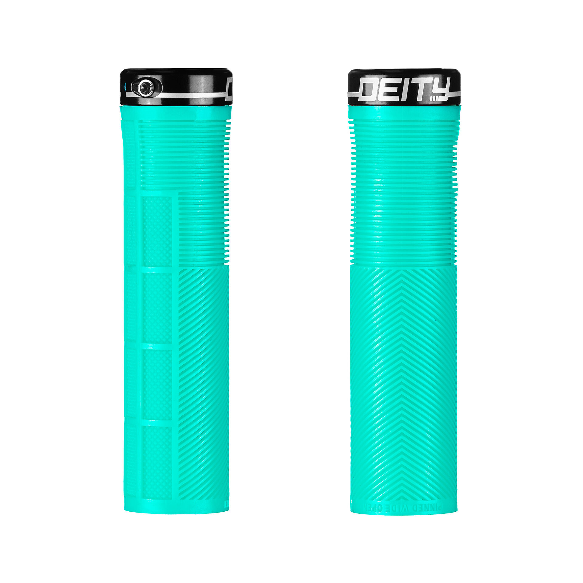 Deity Knuckleduster Lock-On Fahrradgriffe mint