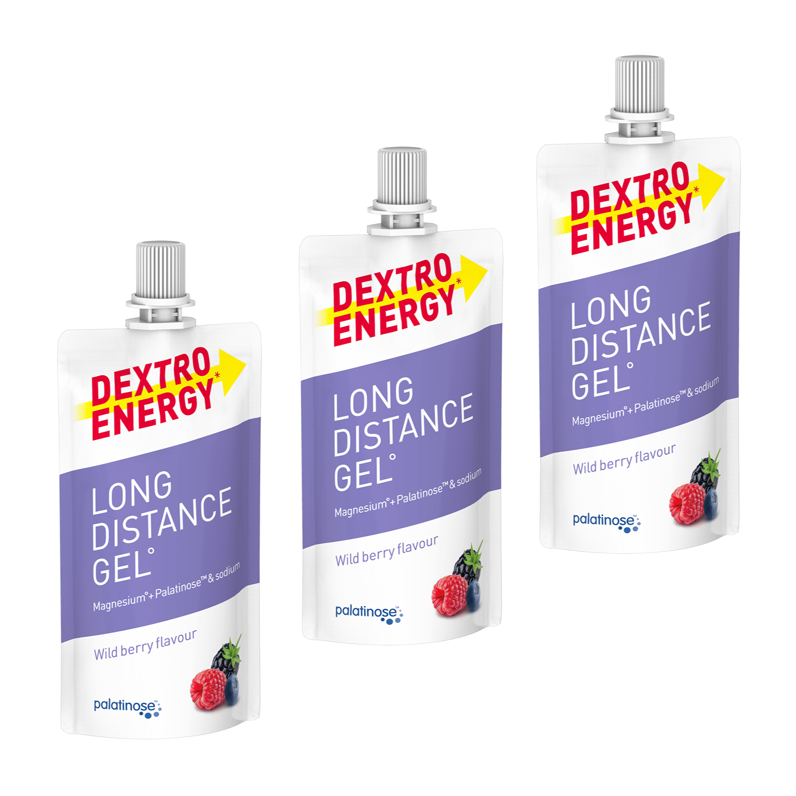 Dextro Energy* Long Distance Gel** Energy-Gel 3er-Set (3x50 ml)