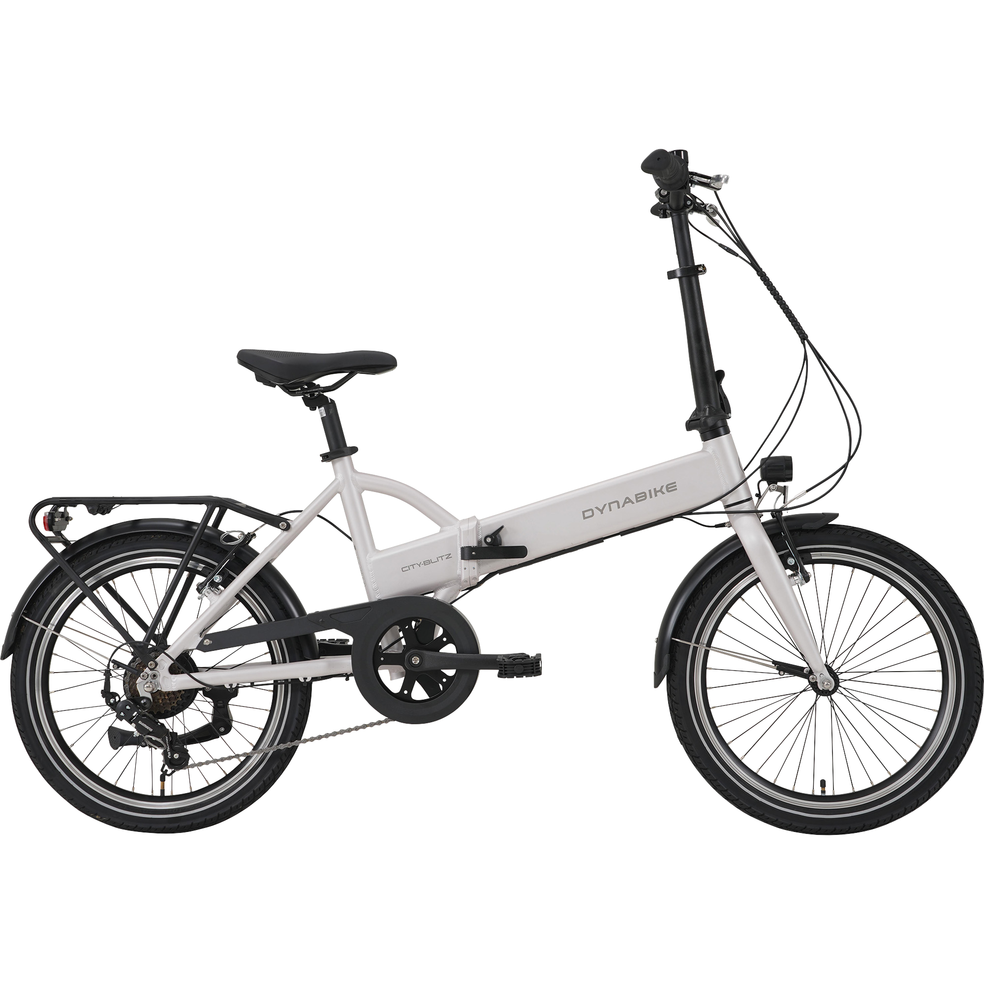 Dynabike Cityblitz E-Bike Faltrad 20" silber