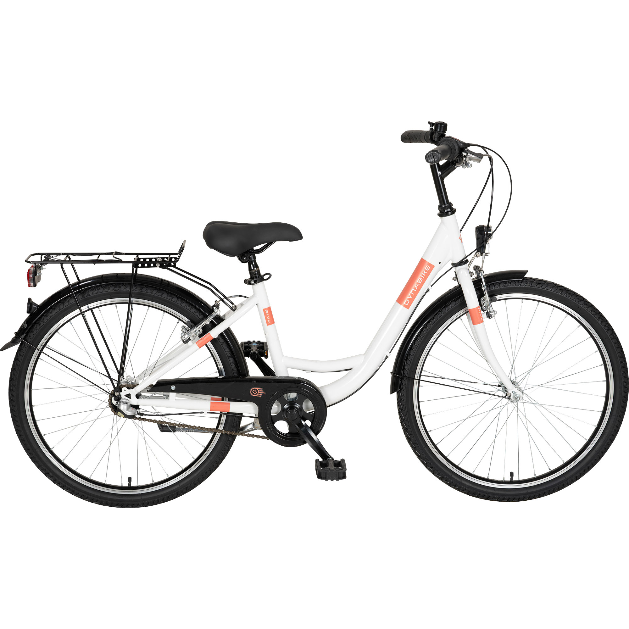 Dynabike Riva RT Jugendfahrrad 24" weiß