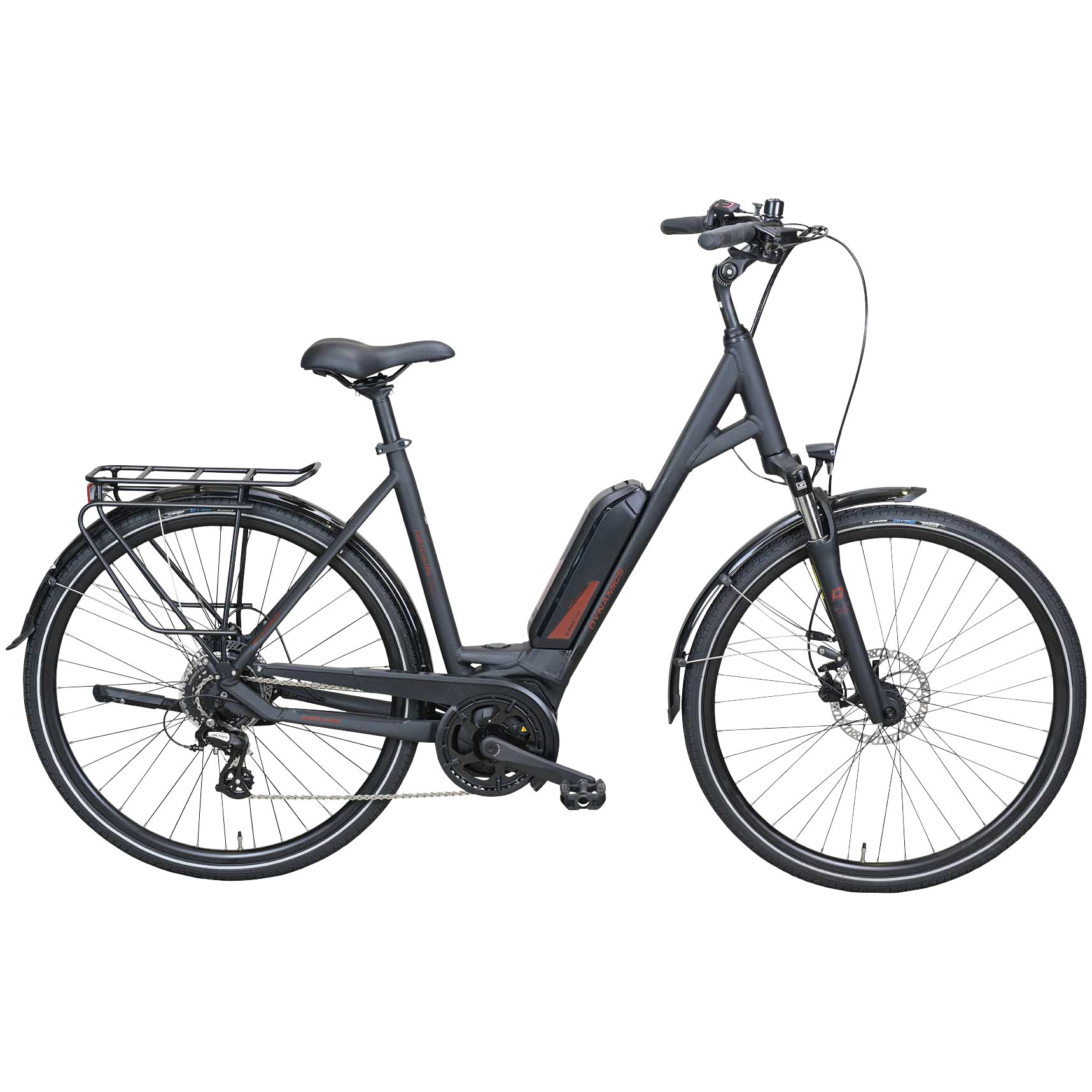 Dynamics Forte Ultra 508 E-Bike Trekking Tiefeinsteiger 28" schwarz