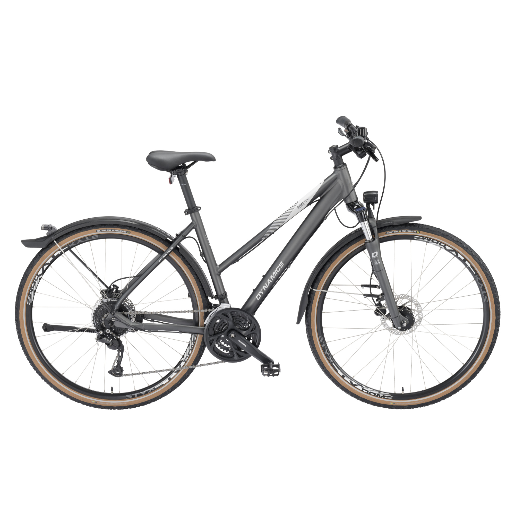 Dynamics Gravity Street Cross Crossbike Trapez 28" grau