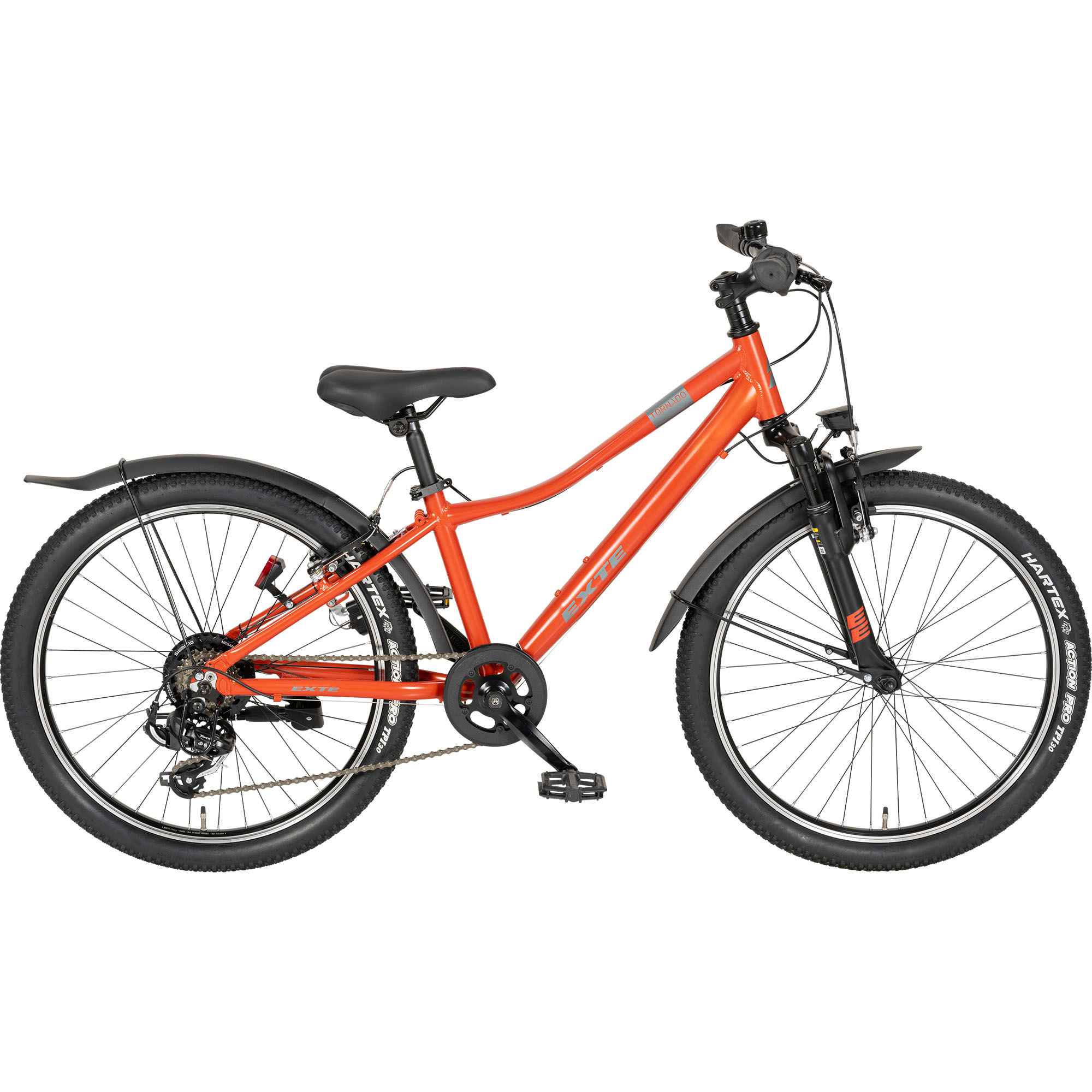 EXTE Tornado Jugendfahrrad ATB Trapez 24" orange