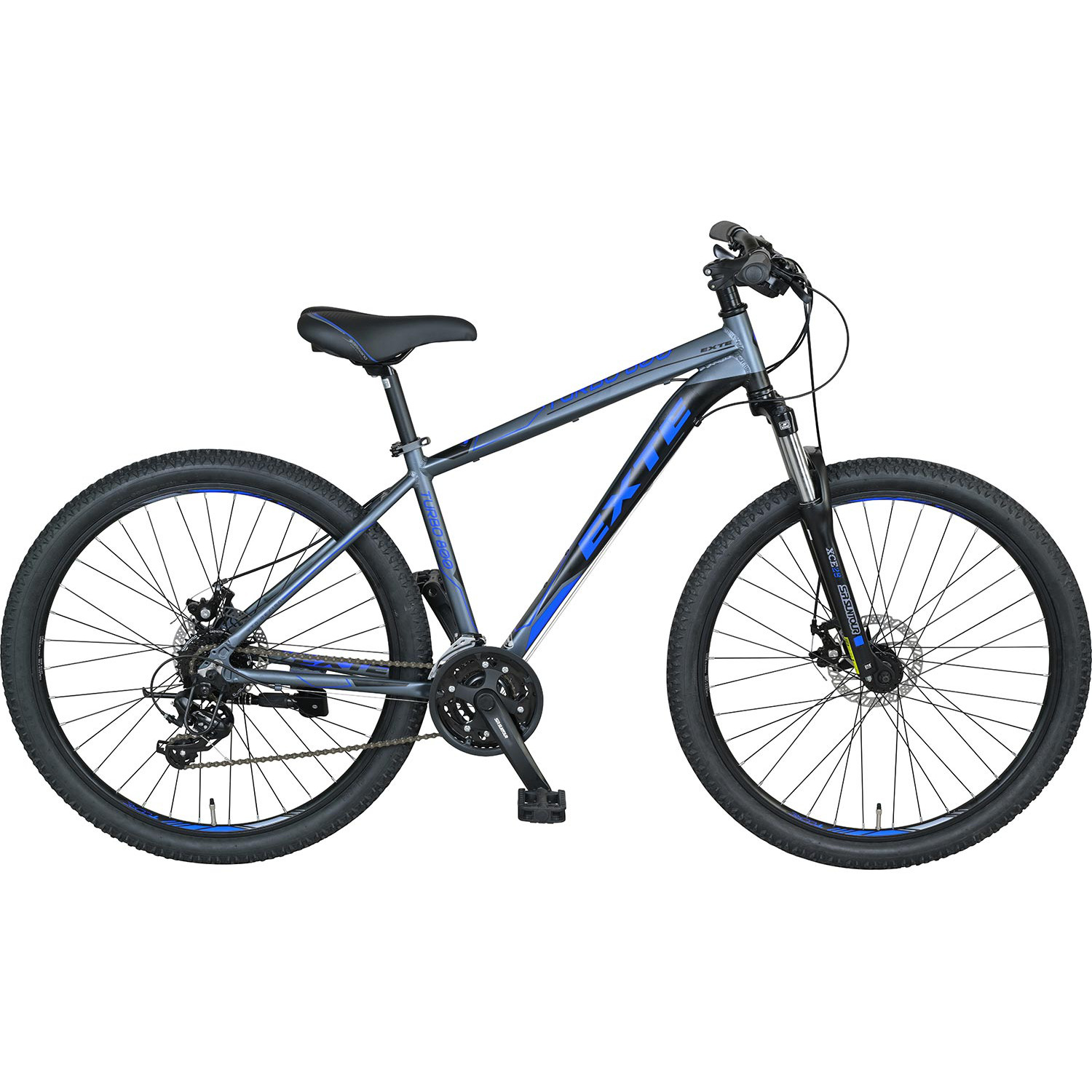 EXTE Turbo 800 Mountainbike Hardtail 27.5" grau