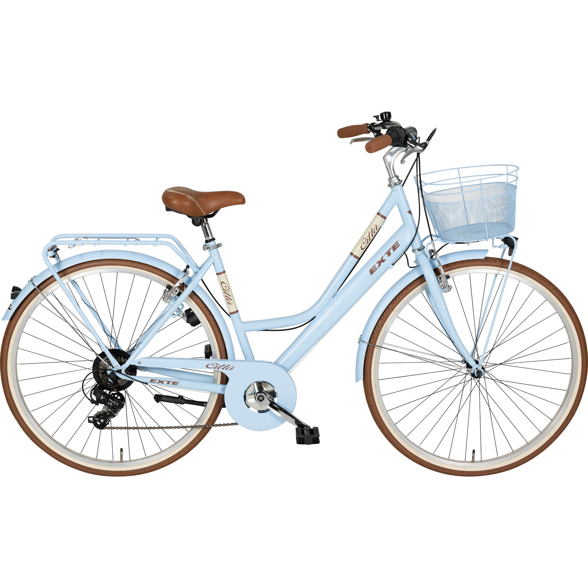 EXTE Citta Cityrad Tiefeinsteiger 28" blau
