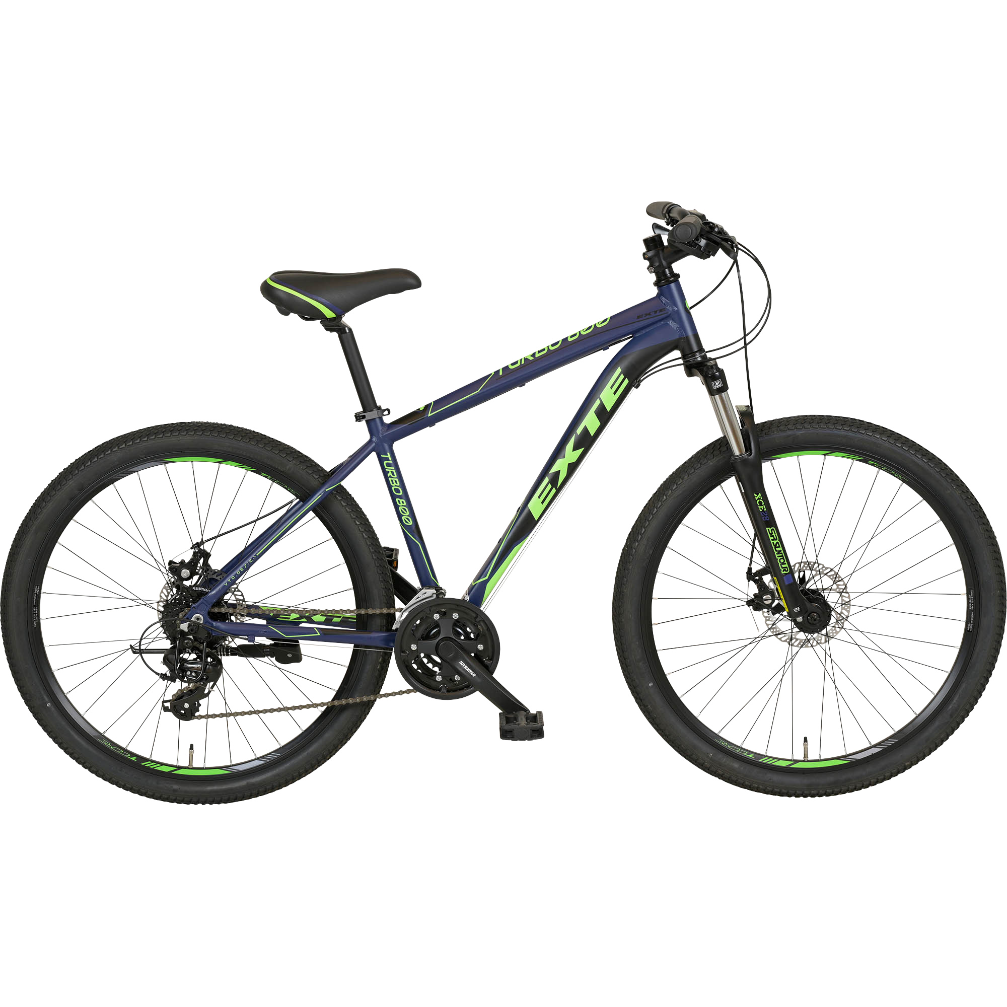 EXTE Turbo 800 Mountainbike Hardtail 27.5" blau
