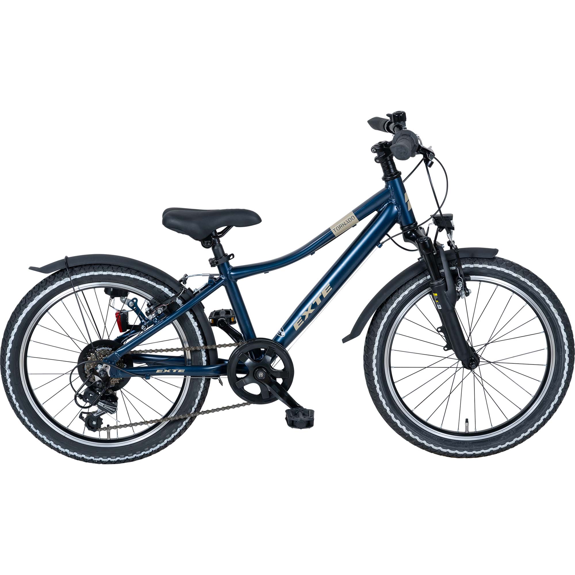 EXTE Tornado Kinderfahrrad 20" blau
