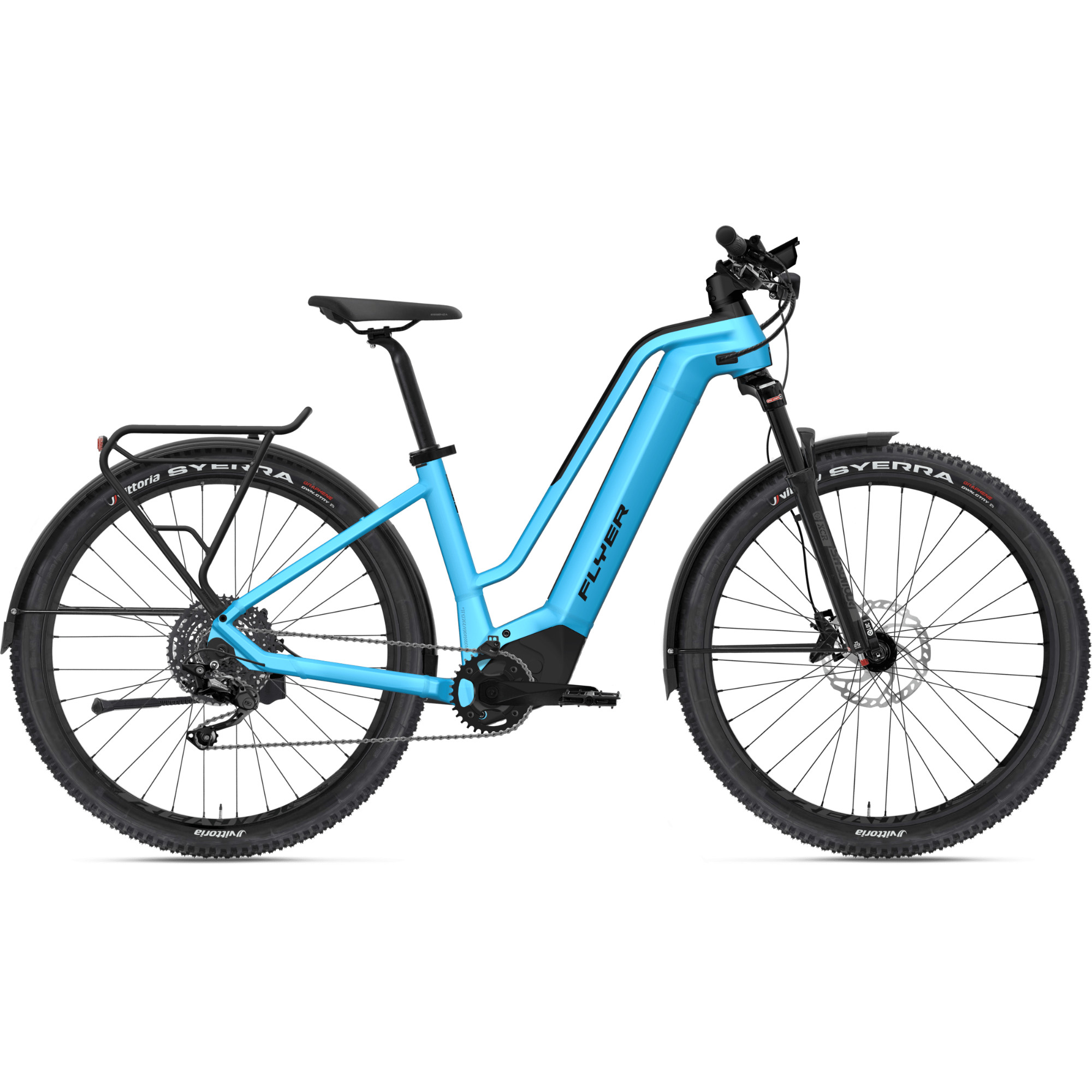 Flyer G2 Goroc2 1.10 E-Bike Trekking SUV Trapez 29" blau