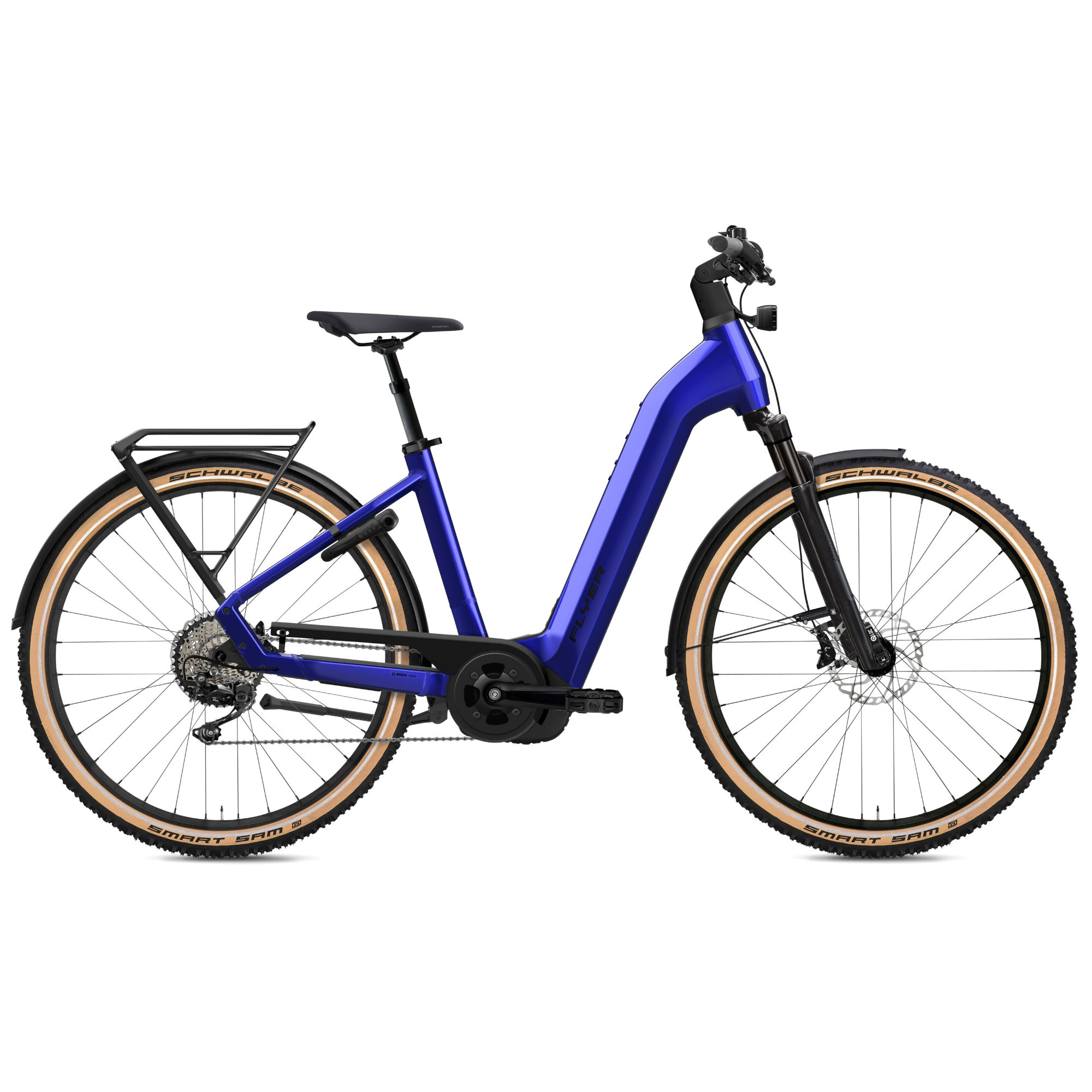 Flyer Gotour 7.12 XC SUV E-Bike Trekkingrad Tiefeinsteiger 29" blau