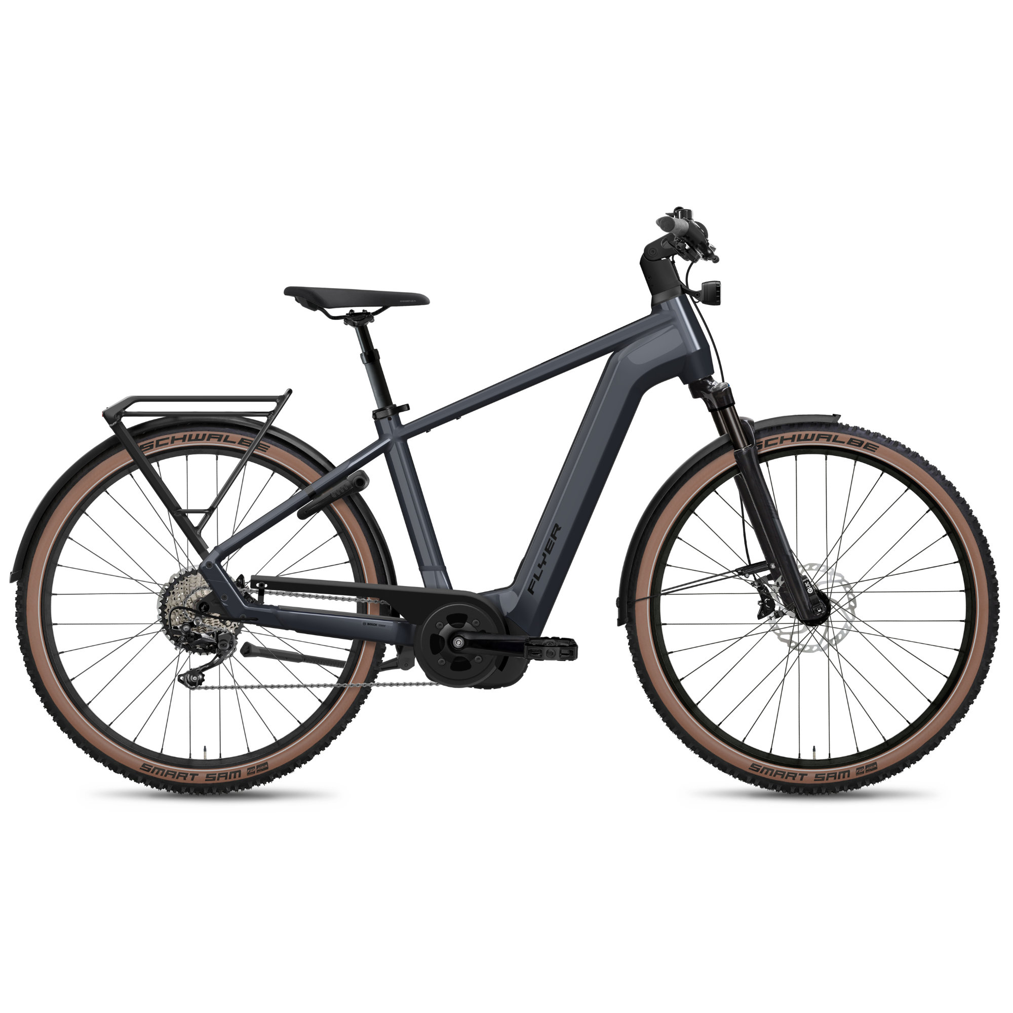 Flyer Gotour 7.12 XC ABS SUV E-Bike Trekkingrad Herren 29" grau