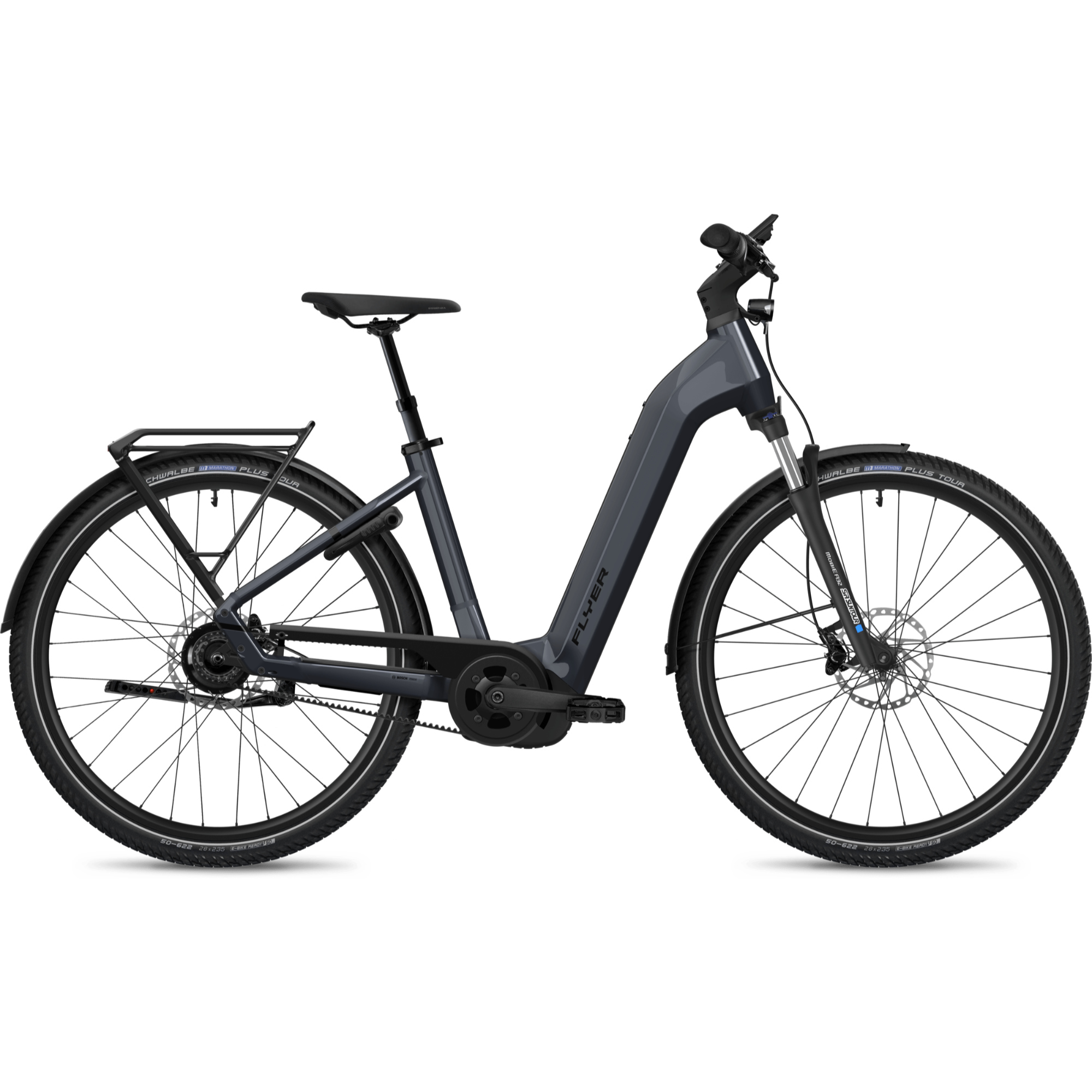 Flyer Gotour 5.43 CX E-Bike ATB Tiefeinsteiger 29" grau