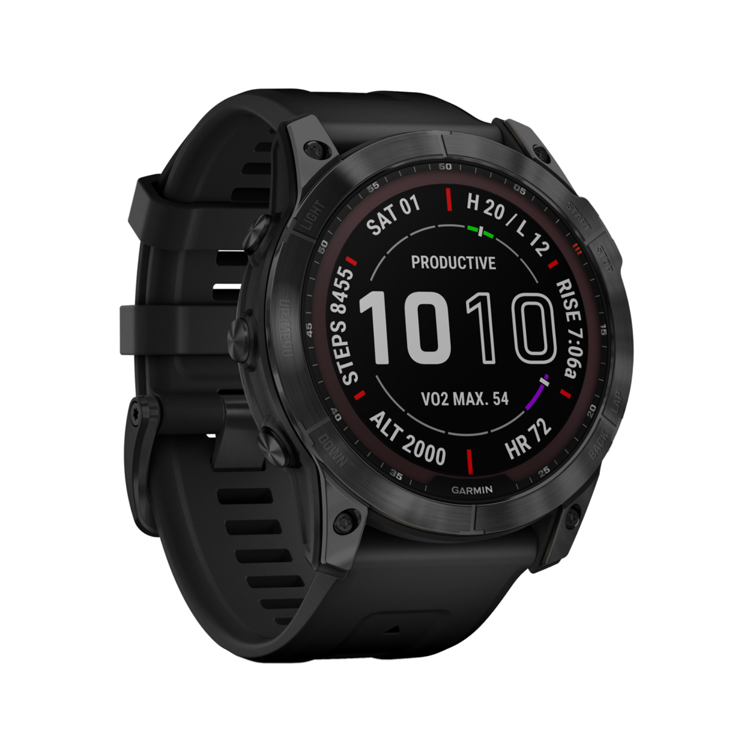 Garmin Fenix 7X Sapphire Solar Titan GPS-Multisport Smartwatch