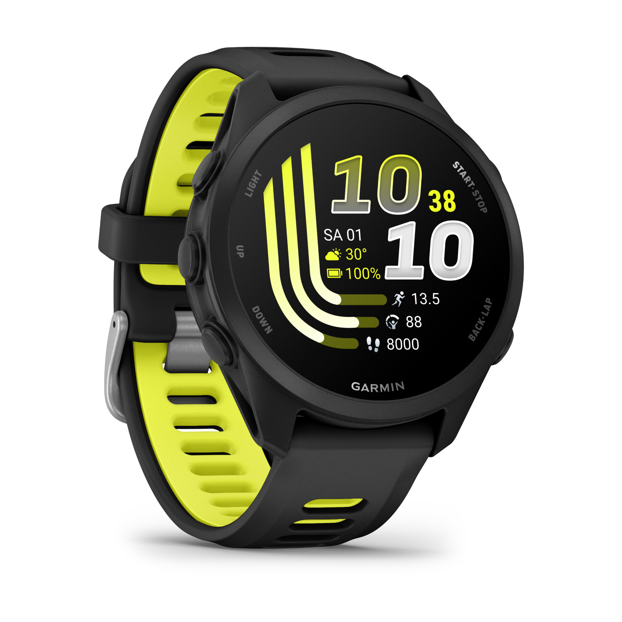 Garmin Forerunner 170 Smartwatch schwarz/gelb