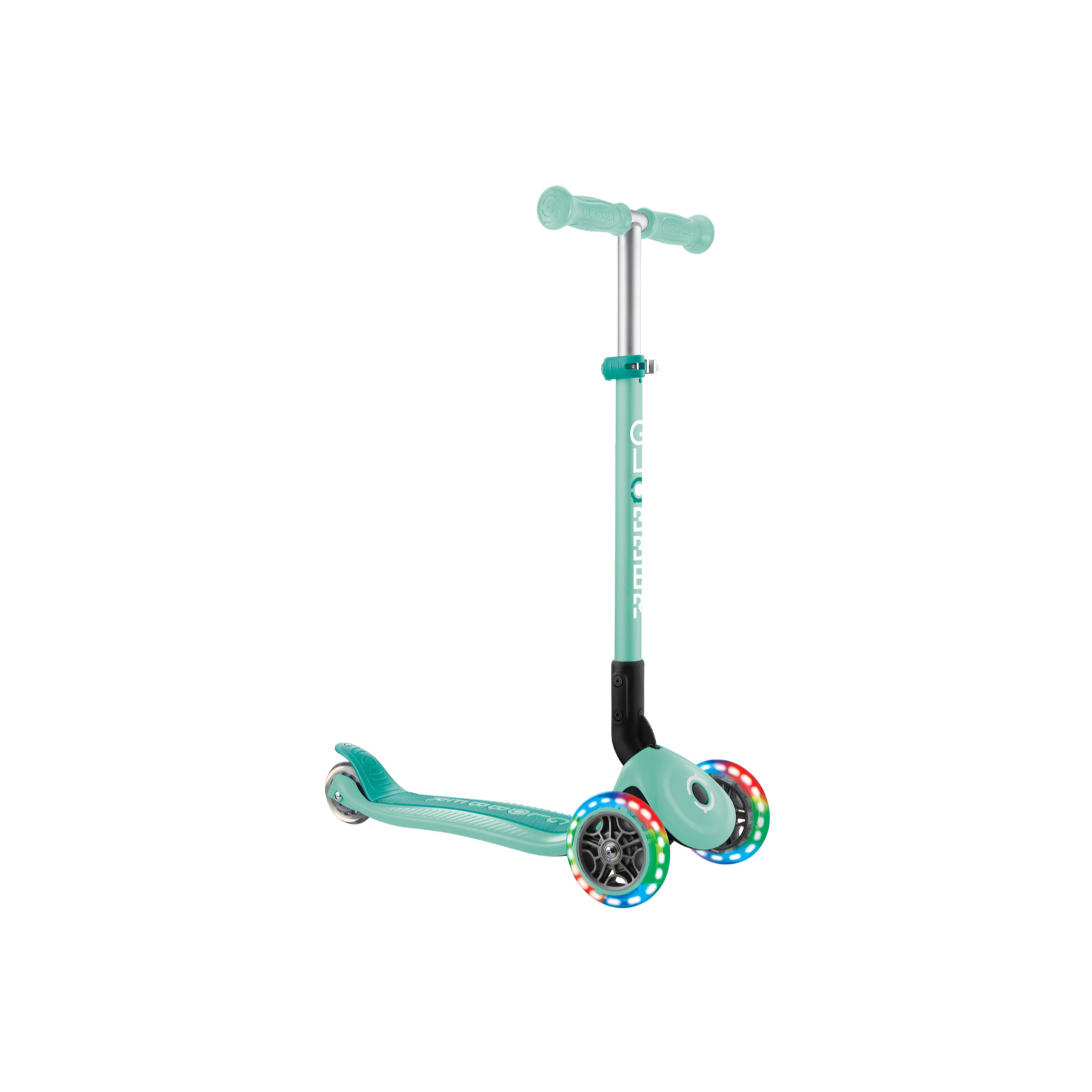 Globber Primo Foldable Lights V2 Scooter grün