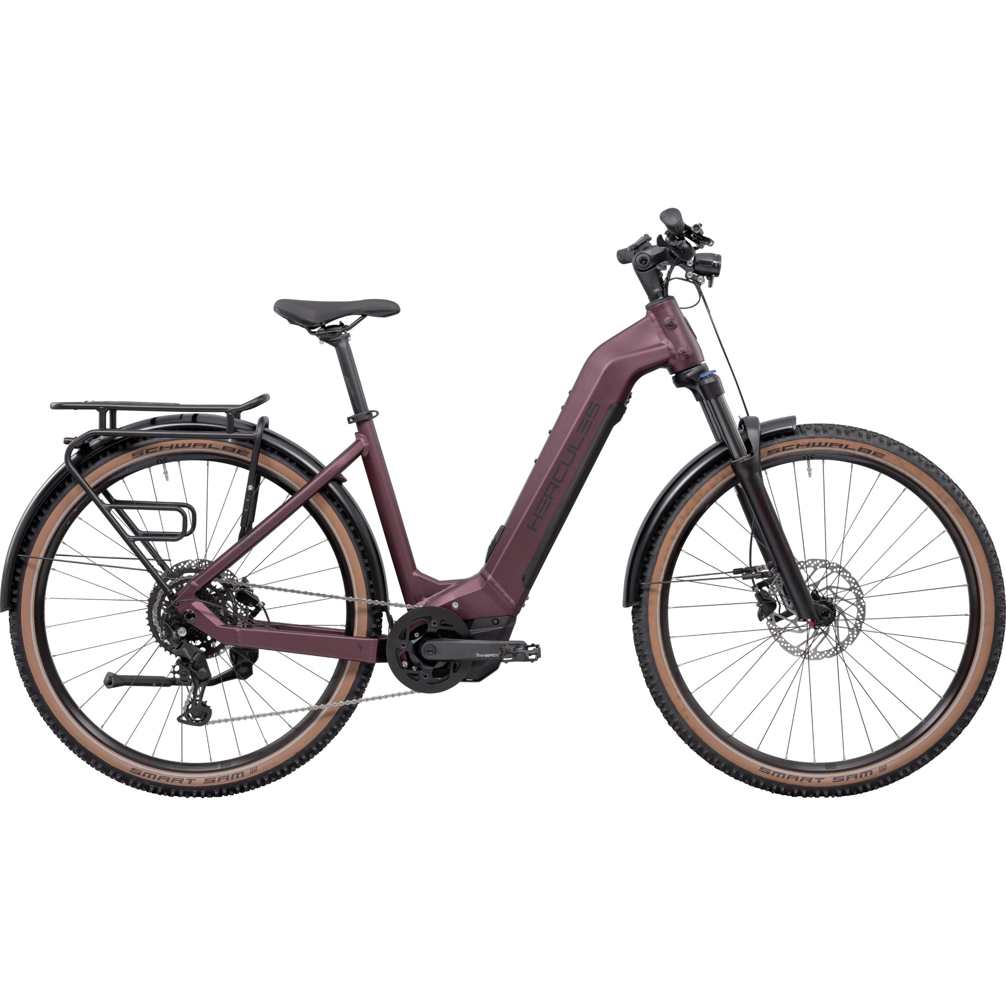 Hercules NOS SUV 3.2 E-Bike Trekkingrad Tiefeinsteiger 29" lila