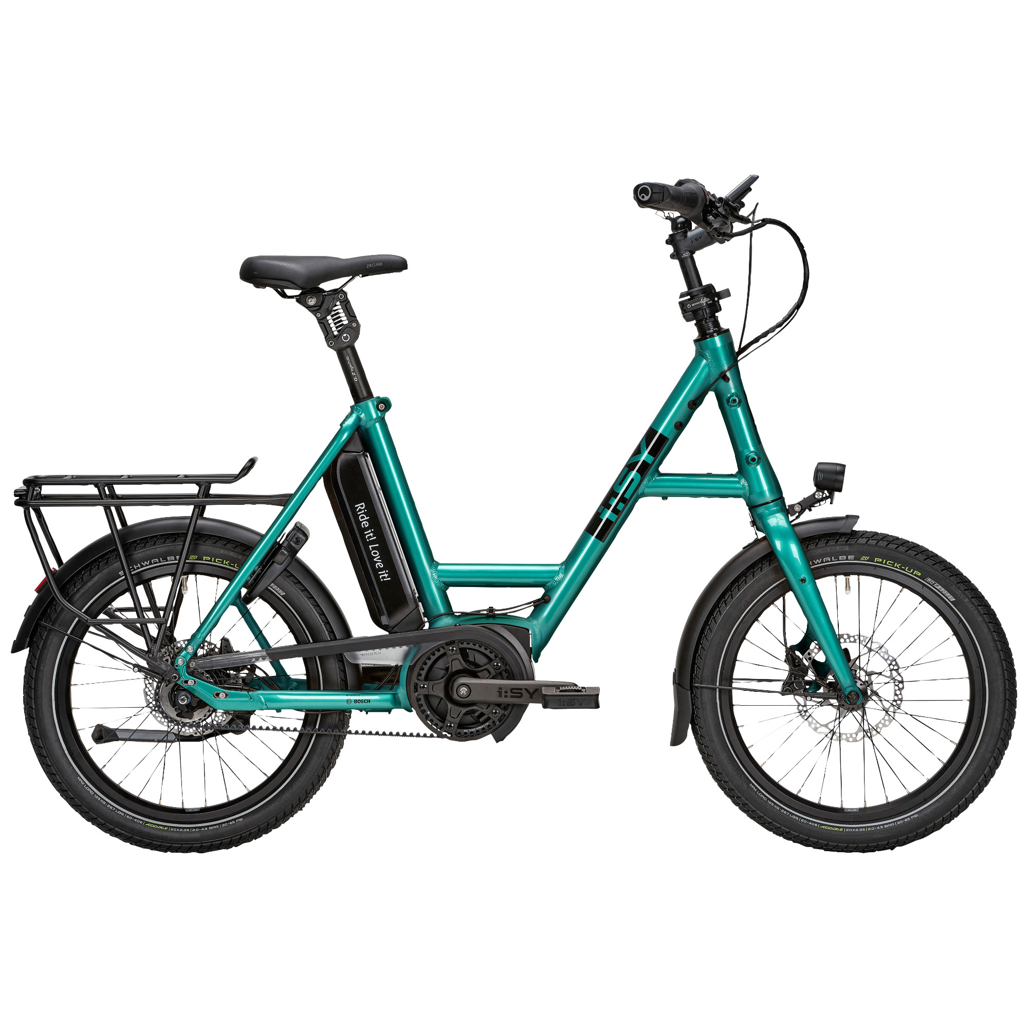 i:SY E5 ZR RT E-Bike Kompaktrad 20" grün