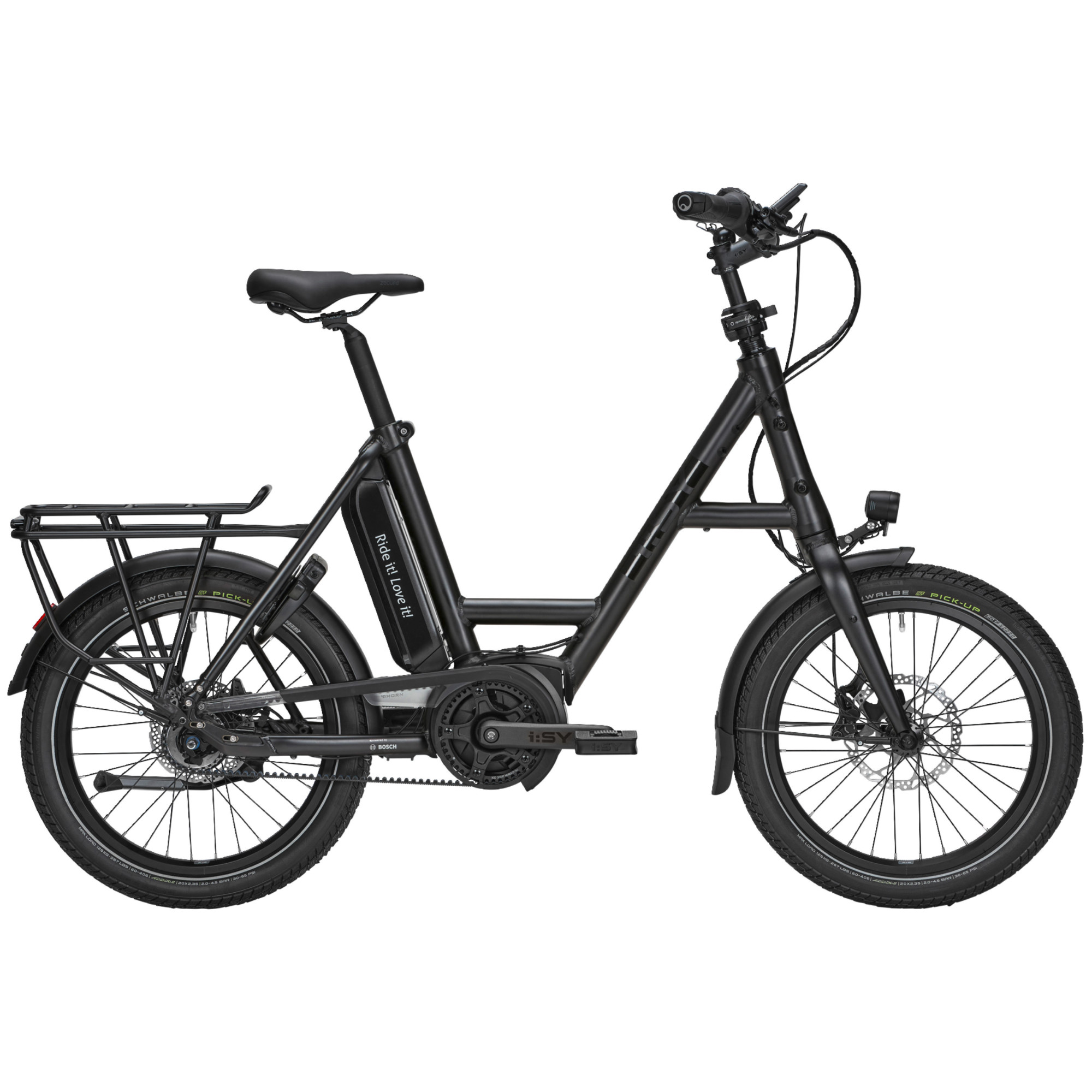 i:SY E5 ZR F E-Bike Kompaktrad 20" schwarz