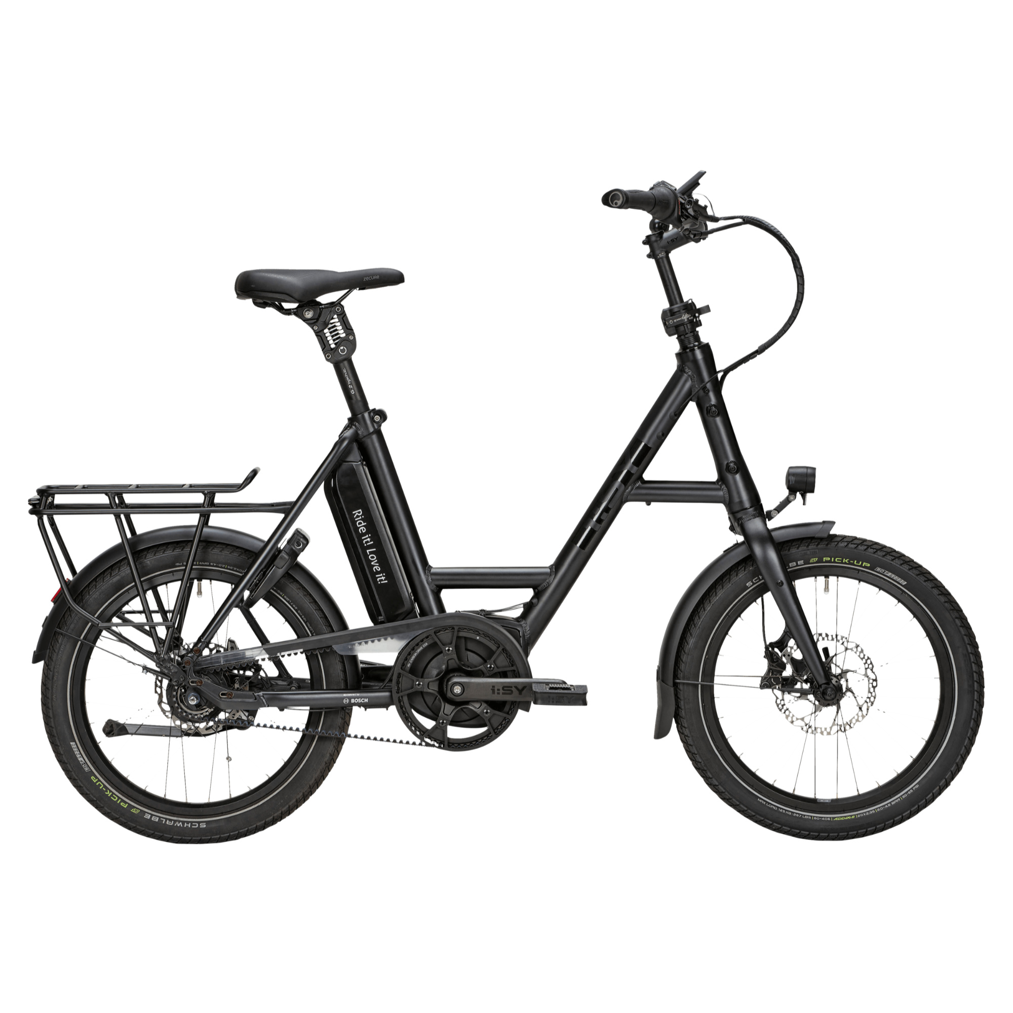 i:SY S8 ZR RT Belt 545 Kompaktrad 20" schwarz