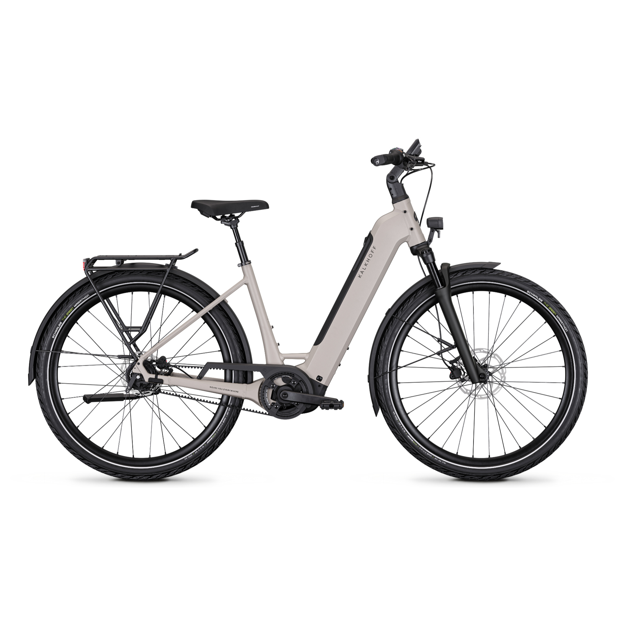Kalkhoff Image 3 Supreme Belt RT E-Bike City Bike grau