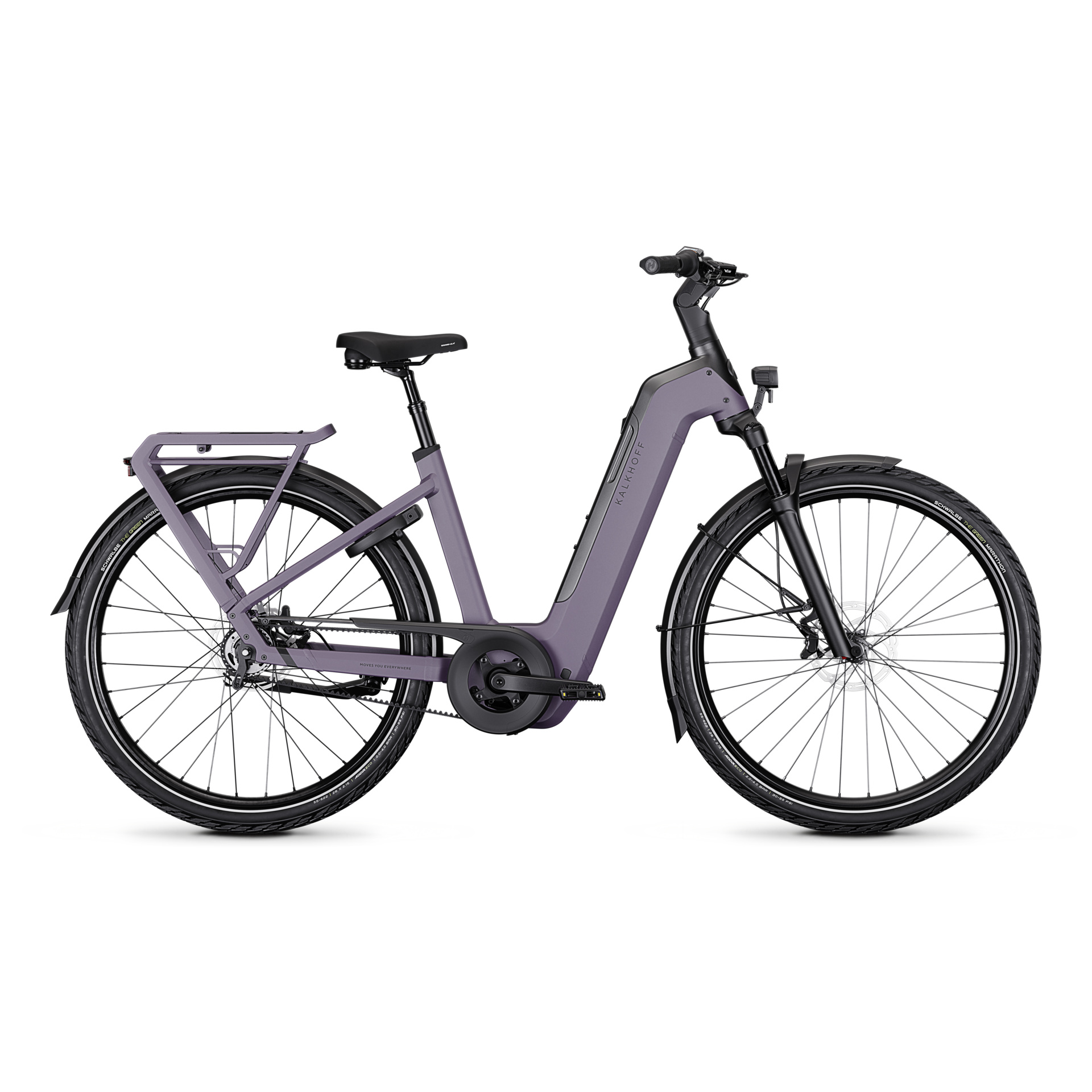 Kalkhoff Image 5+ Move E-Bike City Bike Tiefeinsteiger 29" lila
