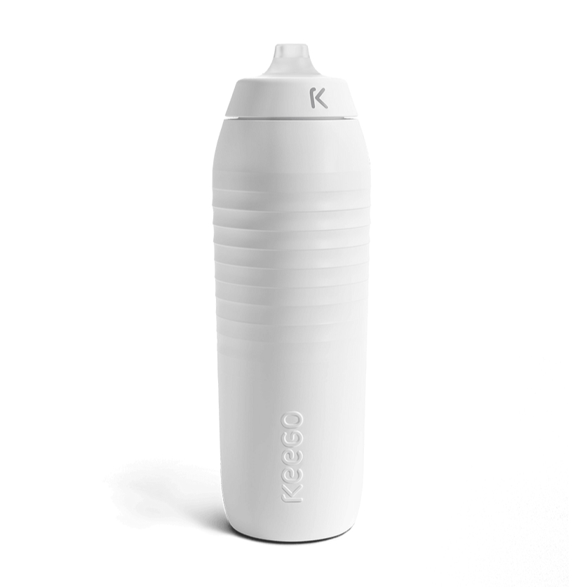 Keego Fahrrad Trinkflasche 750 ml weiß