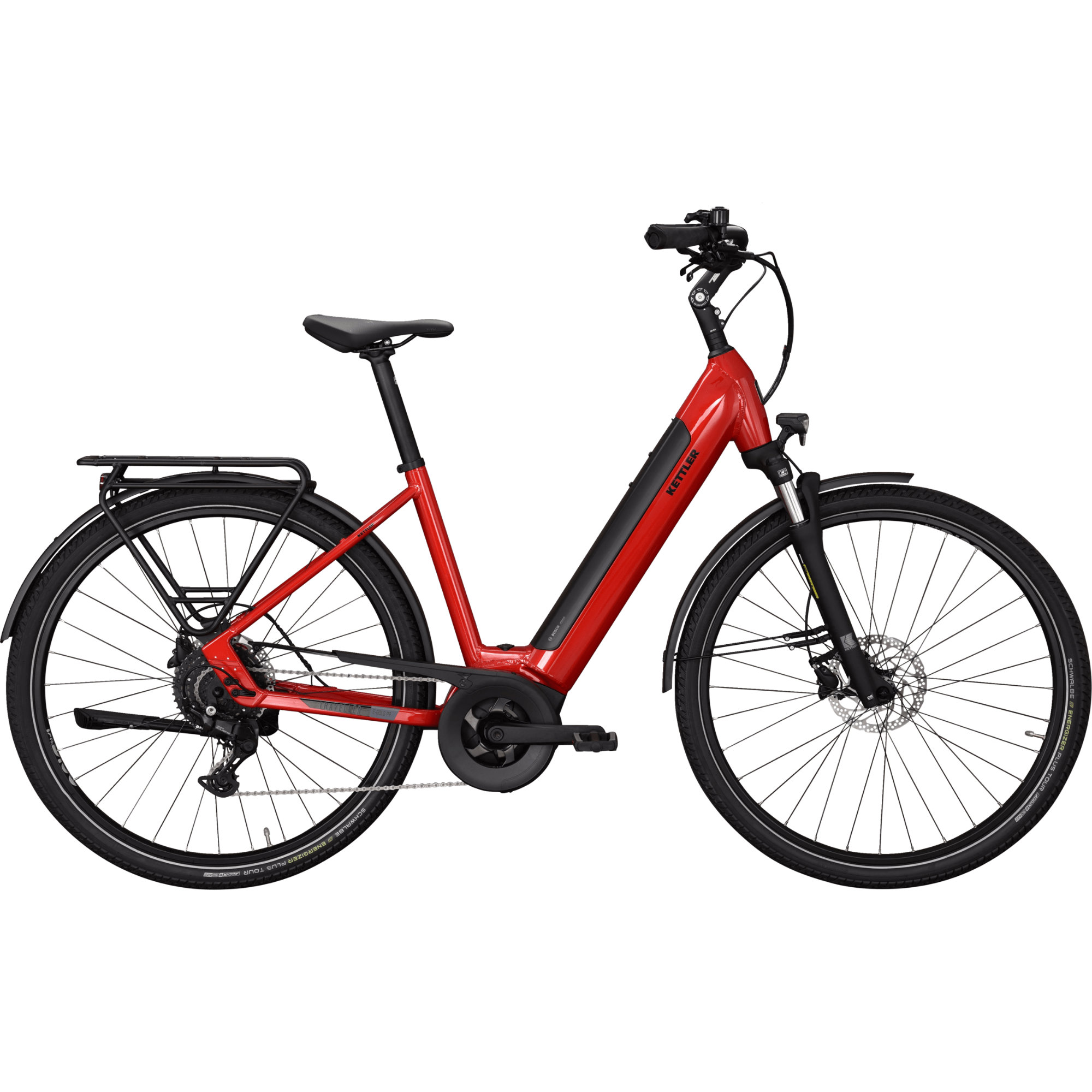 Kettler E-Traveller Gold P9 E-Bike Trekkingrad Tiefeinsteiger 28" rot