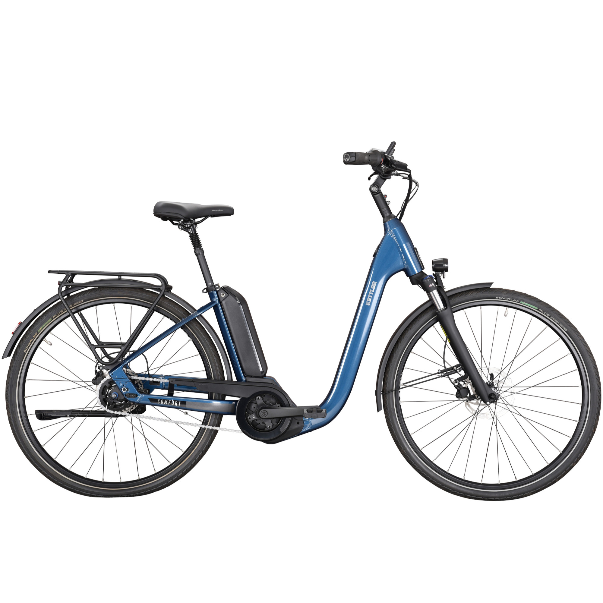 Kettler E-Comfort P5 RT E-Bike City Bike Tiefeinsteiger 28" blau