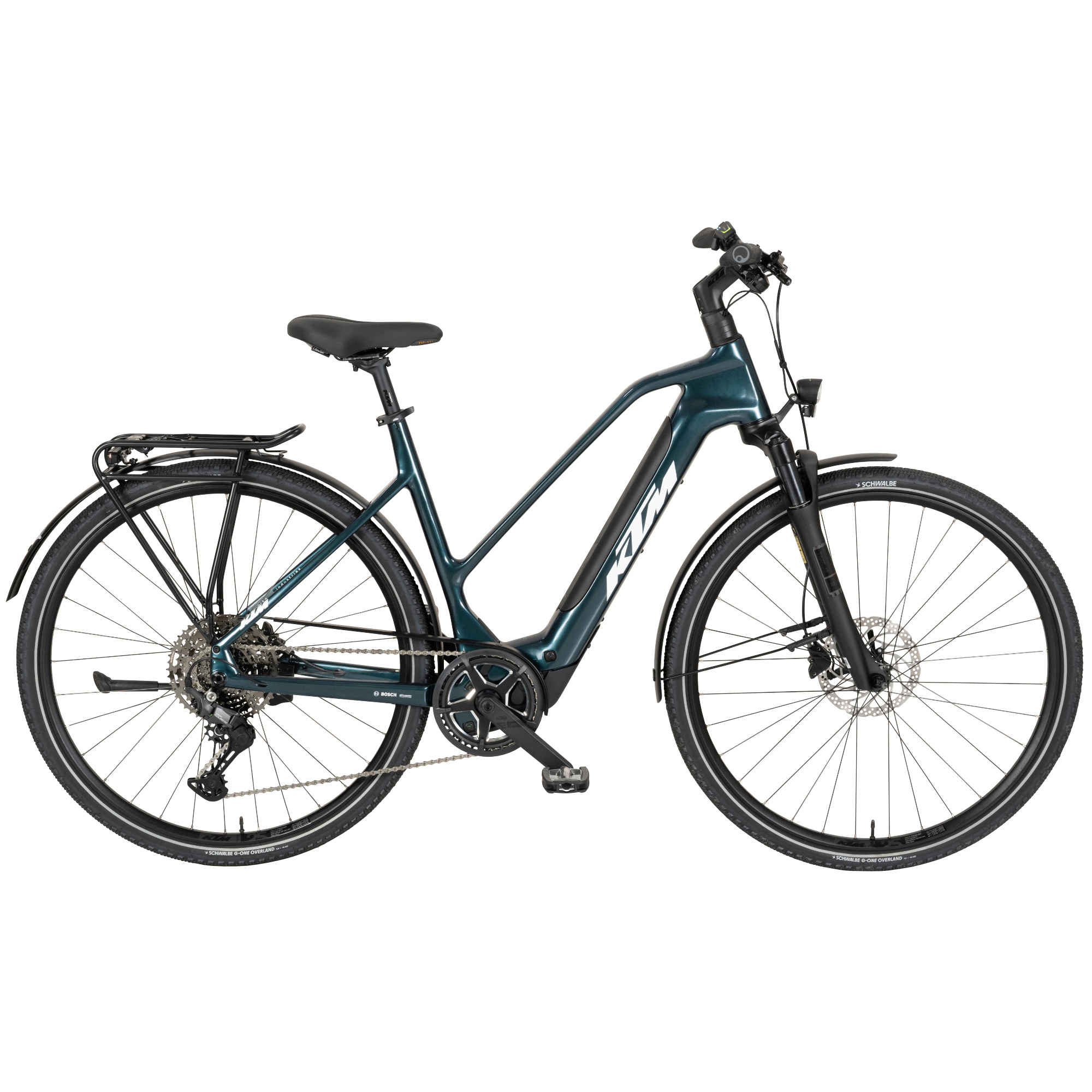 KTM Macina SX Carbon Lite E-Bike Trekkingrad Trapez 28" grün