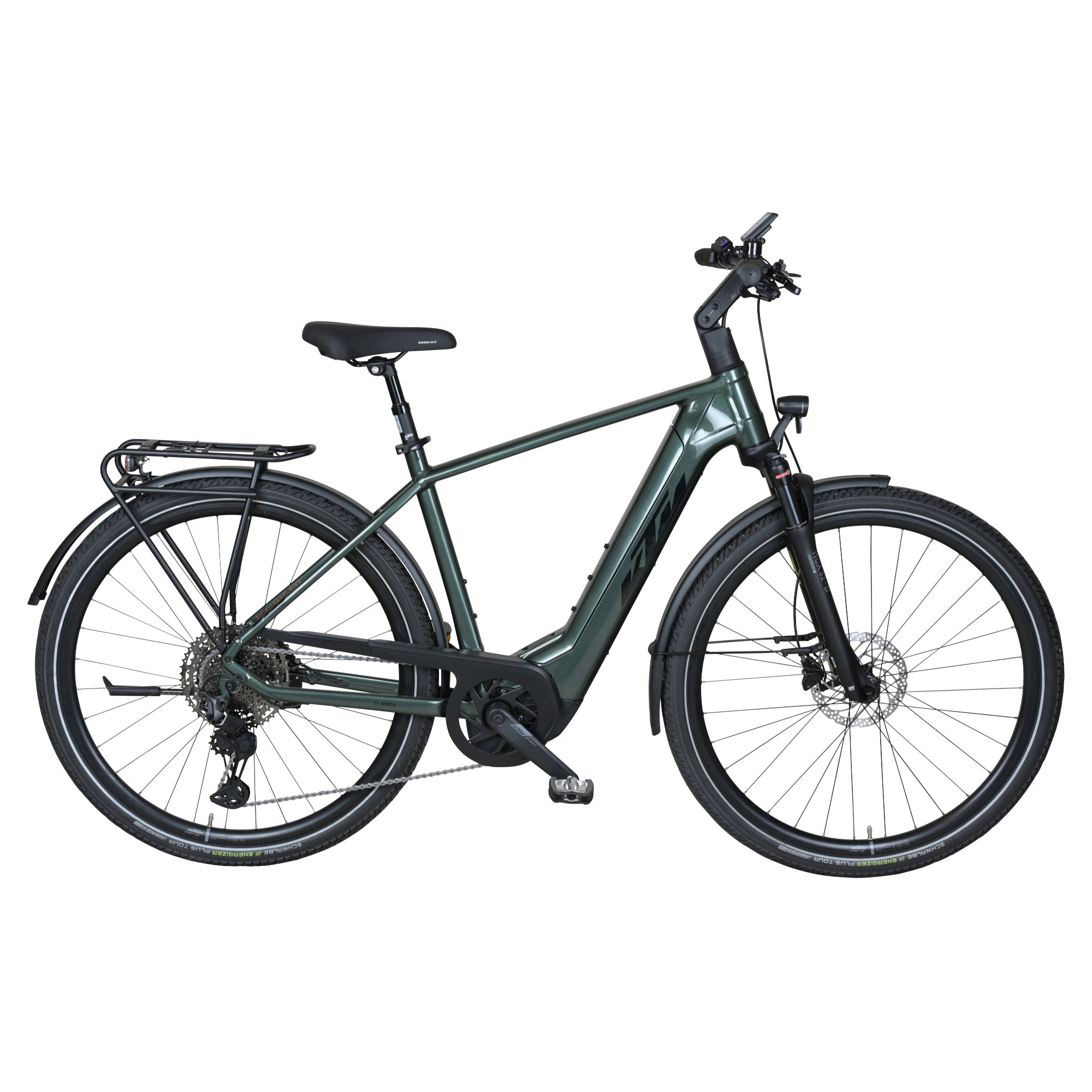 KTM Macina Ultimate Pro 750 E-Bike Trekkingrad Herren 28" grün